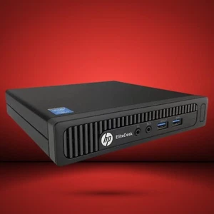 HP EliteDesk 800 G1 DM Intel Quad Core i5-4590T 2.0GHz 16GB RAM 256GB SSD Win 10 - Afbeelding 1 van 5