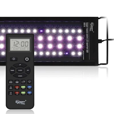 hygger Advanced Remote Control Aquarium Light Customizable Full Spectrum Fish... - Image 1 of 4