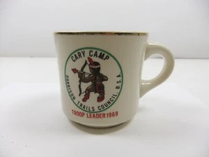 Taza Cary Camp Harrison Trails Council Boy Scouts of America BSA Líder de Tropa - Imagen 1 de 12