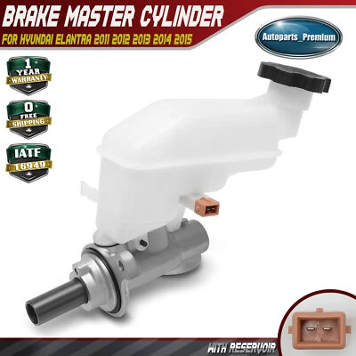 Brake Master Cylinder w/ Reservoir for Hyundai Elantra 2011 2012 2013 2014 2015 - Image 1 of 4