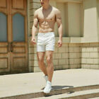 Men Cropped Shorts Hot Pants Suit Trousers Casual Slim Holiday Beach Sexy Summer