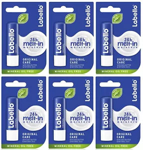 6x Labello Liposan Original Classic Pflege Lippenbalsam 6x5,5 ml Nivea - Bild 1 von 2