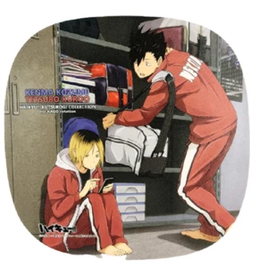 Haikyuu!! Tetsuro Kuroo Kenma Kozume Mouse Pad Sticker Kutsurogi Collection - Picture 1 of 3