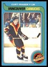 1979-80 O-Pee-Chee Curt Fraser Rookie Vancouver Canucks #117