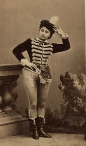 Antique CDV Albumen Photographs Carlotta Morando, Ballet Dancer - Picture 1 of 8