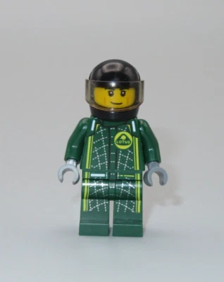 Lego Lotus Evija Driver Racer minifigura 76907 Speed Champion Foto 1 de 2