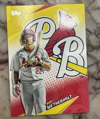 2025 Topps Pro Debut MiLB Stars #STAR-12 JJ Wetherholt Cardinals Insert - Image 1 of 2