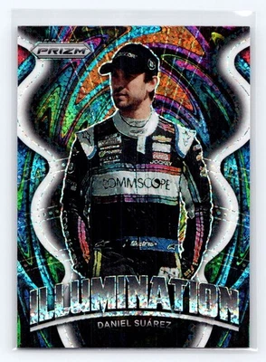 2022 Panini Prizm #I-9 Daniel Suarez Illumination White Sparkle Prizm - Image 1 of 2