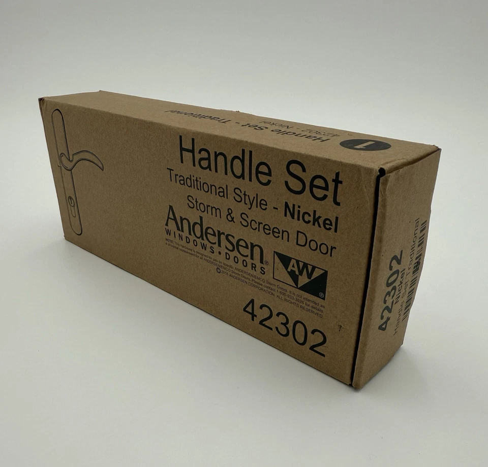 Andersen Storm & Screen Traditional Door Handle Kit 42302 Nickel