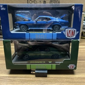 M2 Machines 1:24 Scale 1970 Ford Mustangs Mach 1 428 R100 and R86 - Picture 1 of 5