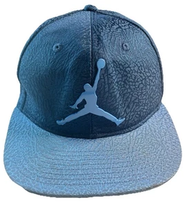 Jumpman Snapback Cap Youth Size Blue Adjustable Air Jordan Baseball Hat - Picture 1 of 6