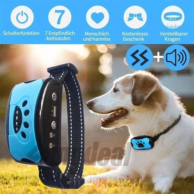 3 IN 1 ANTIBELL HUNDEHALSBAND ERZIEHUNGSHALSBAND HUNDE FÜR-HAUSTIER WASSERDICHT - Bild 1 von 4
