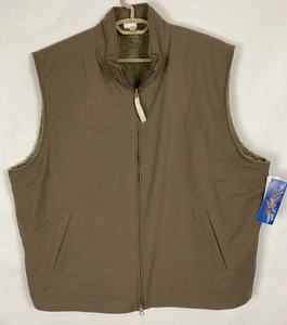Pendleton NWT Mens Reversible Full Zip Vest Jacket XXL Brown Water Repellent New - Picture 1 of 13