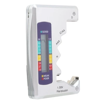 Digital Battery Tester Capacity Checker For C/D/9V/AA/AAA/1.5V Lithium New - Image 1 of 4