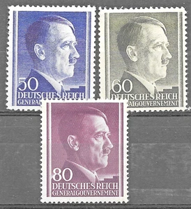 General Government Occupation of Poland Mi # 110-112 MNH 1943 ** (FREE SHIPPING) - Picture 1 of 1