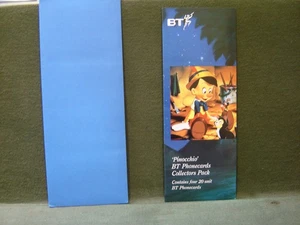 1995 BT Disney Pinnochio Telefonkarten Sammlerset - 4 bunte Karten im Ordner - Bild 1 von 5