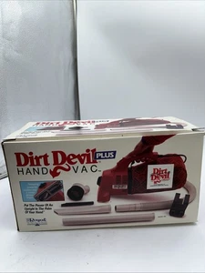 Dirt Devil Hand Vac Vacuum Model 503 by Royal Vacuum Red Made In USA Works - Picture 1 of 13