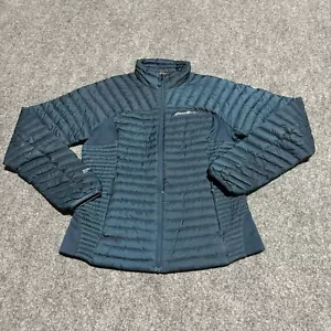 Eddie Bauer Puffer Jacket Women's XS Blue First Ascent 800 Down Fill Flaw* - Picture 1 of 16