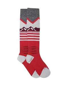 Columbia Thermolite Mountain Ski Socks | Color-Red | Size-Medium. - Picture 1 of 3