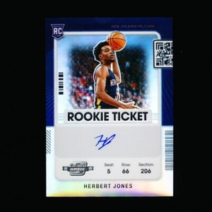 2021-22 Contenders Optic Herbert Jones Rookie Ticket RC Auto Silver