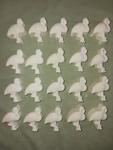 Set Of 20 Plaster Flamingos - Picture 1 of 1