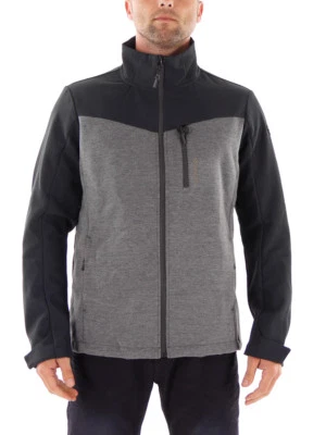 Brunotti Fleecejacke Funktionsjacke Tafati grau atmungsaktiv Stretch