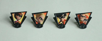 12 Increíbles 2 Anillos de Cupcakes de Película Topper Niño Cumpleaños Fiesta Goody Botín Bolsa Favor Foto 1 de 4