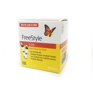 ABBOTT FREESTYLE LITE GLUCOSE 100  STRIPS  - Picture 1 of 1