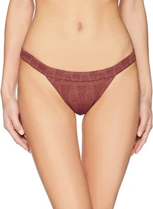 Billabong 236668 Womens Cheeky Bikini Bottom Swimwear Plum Berry Size Large - Picture 1 of 2