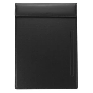 13.6"x9.8" A4 PU Leather Clipboard Black Business Padfolio Organizer Binder R... - Picture 1 of 6