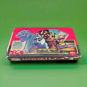 Caja de 15 paquetes de 12 tarjetas coleccionables Godzilla Japón Amada 1995 de colección rara - Imagen 1 de 8