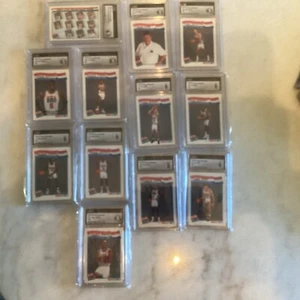 1991-92 Hoops Mcdonalds Dream Team. This a 12 Card Graded Set. Not In Hoops Set - Picture 1 of 16