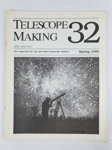 Telescoping Making Magazine 32 Spring 1988 Space Exploration Astronomy - Imagen 1 de 3