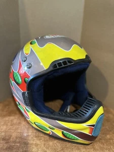 *** BELL MOTO 6 JEREMY MCGRATH SHOWTIME HELMET 1995 *** - Picture 1 of 23