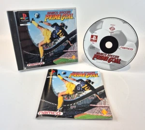 Namco Soccer Prime Goal PS1 PAL 1996 in scatola con manuale Playstation - Foto 1 di 10