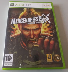 Jeu XBOX 360 "Mercenaries 2 L'Enfer des Favelas " complet en boîte PAL (n°8457P) - Foto 1 di 3