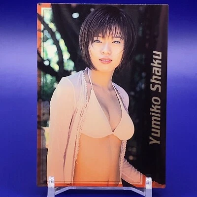 Yumiko Shaku Japanese Gravure Idol Trading Card No.86 Made In Japan F/S - Image 1 of 4