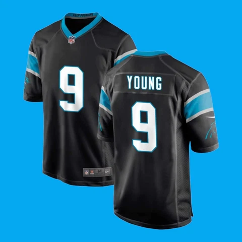 Bryce Young Panthers Black jersey - XL Cover