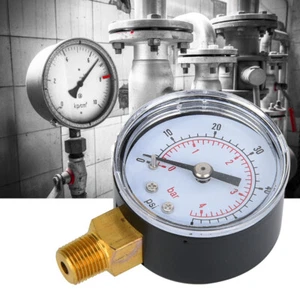 Medidor de presión mecánico de 0-60 psi 0-4 bar 1/8 pulgadas BSPT para aceite y agua - Imagen 1 de 8
