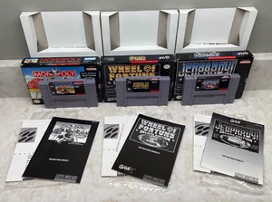 MONOPOLY WHEEL OF FORTUNE JEOPARDY SUPER NINTENDO SNES GAME LOT ALL COMPLETE - Picture 1 of 20