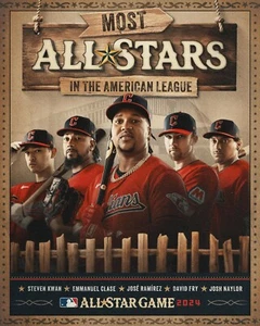 Cleveland Guardians 2024 All-Star Game Roster 8x10 MLB Baseball Photo - Picture 1 of 1