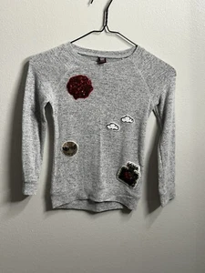 Girls Star Ride Gray Long Sleeve Shirt Size M(5/6) - Picture 1 of 9