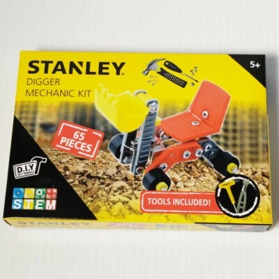 Stanley Jr. Digger Mechanic Kit 56 Pieces DIY Tools Included - Image 1 of 4