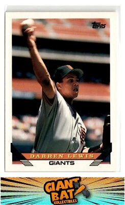 1993 Topps #176 Darren Lewis - Image 1 of 2