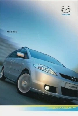 Mazda 5 2006-2007 UK Market Sales Brochure TS TS2 Sport 1.8 2.0 2.0D 110 143 - Image 1 of 2