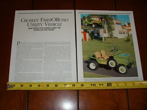 CROSLEY FARMOROAD ORIGINAL ARTIKEL 1992 - Bild 1 von 3
