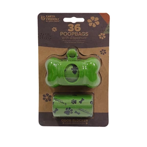 Earth Friendly Poop Bags With Dispenser - 36 Bags Ocean Breeze Scent - Picture 1 of 2