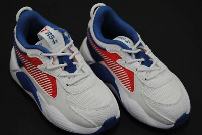 [37064603] NEW TODDLER PUMA RS-X HARD DRIVE AC INF PUMA WHITE HIGH RISK RED PB8 - Image 1 of 4