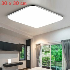 Modern LED Deckenleuchte Badleuchte Küche Deckenlampe Wohnzimmer Lampe  24W 30cm