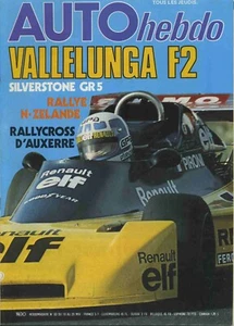 AUTO HEBDO Nr. 63 19.05.1977 GR5 SILVERSTONE F2 VALLELUNGA RALLYE NEUSEELAND - Bild 1 von 1